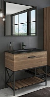 Comforty Мебель для ванной Бредфорд 90 дуб темный